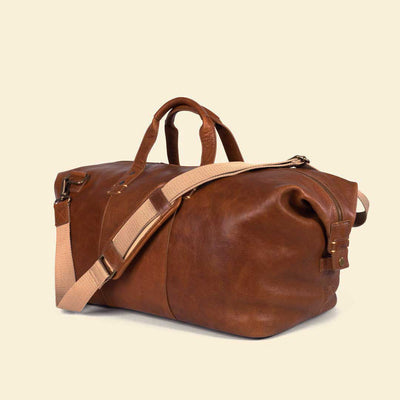 Walker Leather Weekend Bag | Rustic Tan