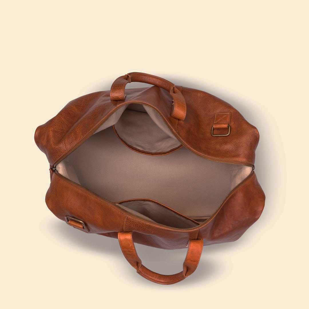 Walker Leather Weekend Bag | Rustic Tan