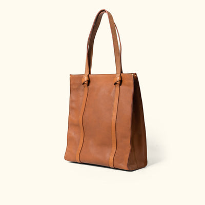 Chelsea Leather Tote | Honey Brown