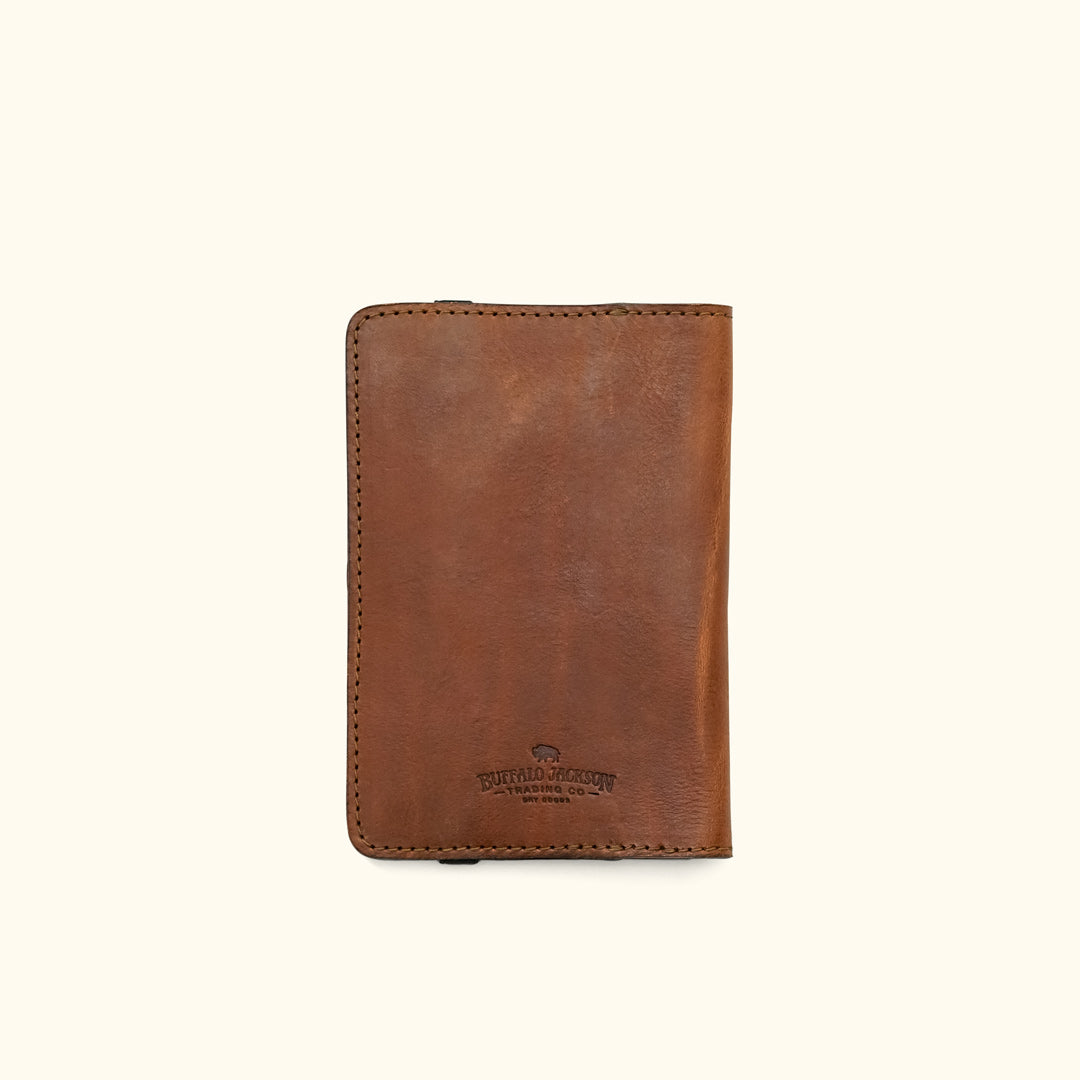 Men's Best Leather Travel Wallet | Chestnut Brown