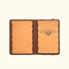 Dakota Leather Passport Wallet & Field Notes Cover | Chestnut Brown