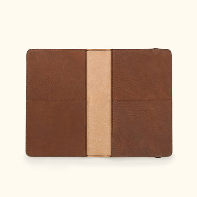 Dakota Leather Journal Cover & iPad Mini Case | Chestnut Brown