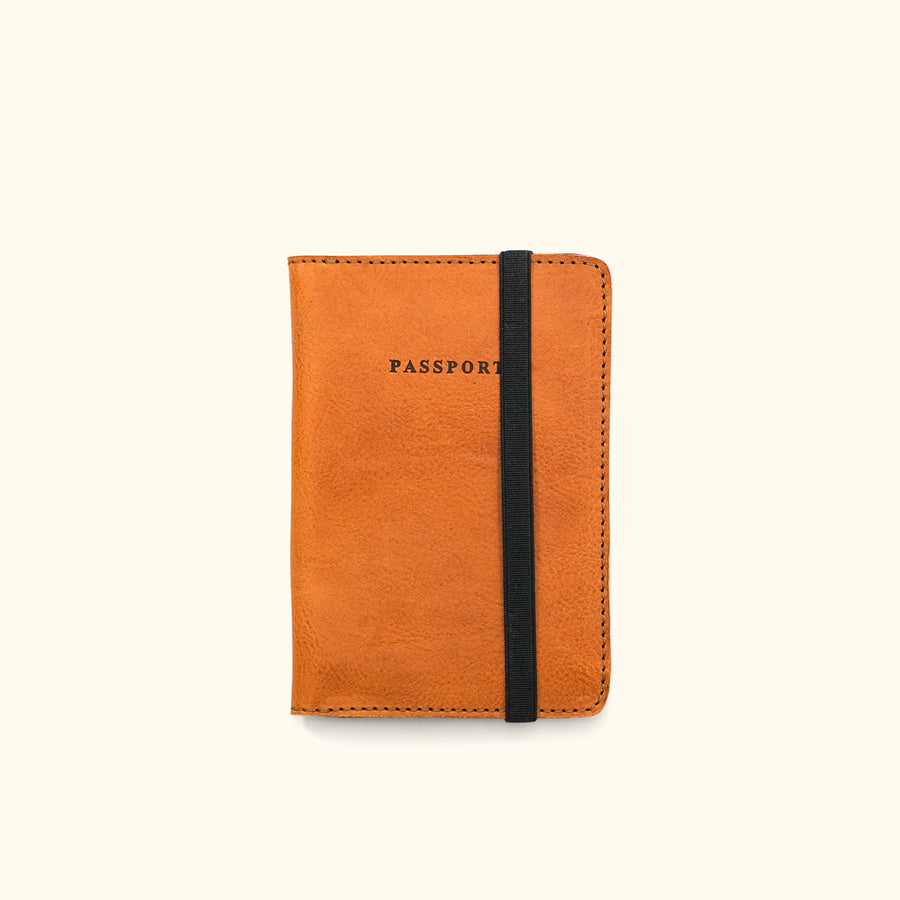 Dakota Leather Passport Wallet & Field Notes Cover | Saddle Tan