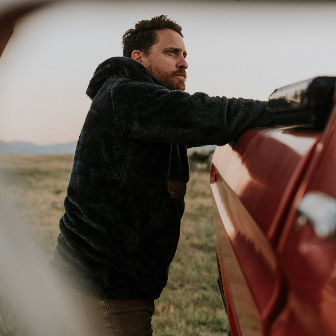 Mens Rugged Fleece Hoody