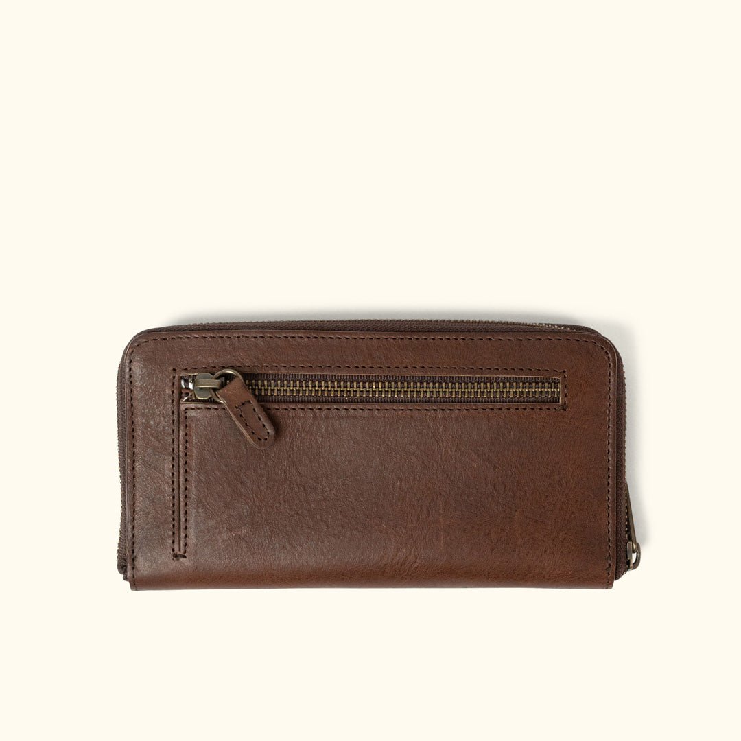 Madison Wristlet Wallet | Dark Hazelnut