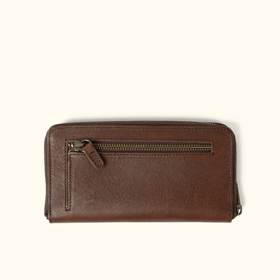 Madison Wristlet Wallet | Dark Hazelnut