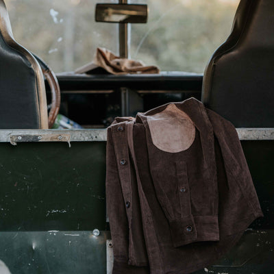 Bradford Corduroy Shirt Jac - Brown
