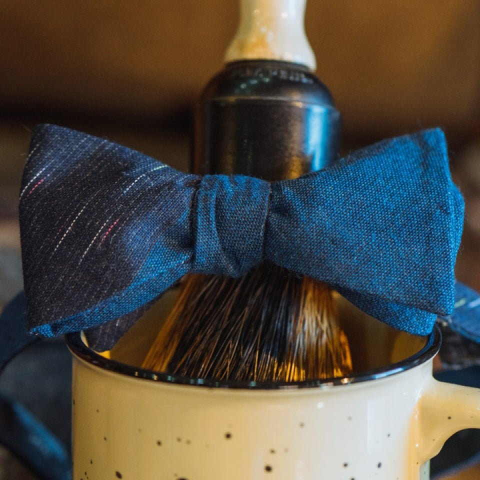 Vintage Stripe Cotton Bow Tie