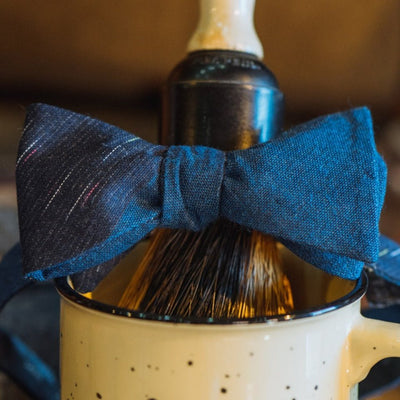Vintage Stripe Cotton Bow Tie