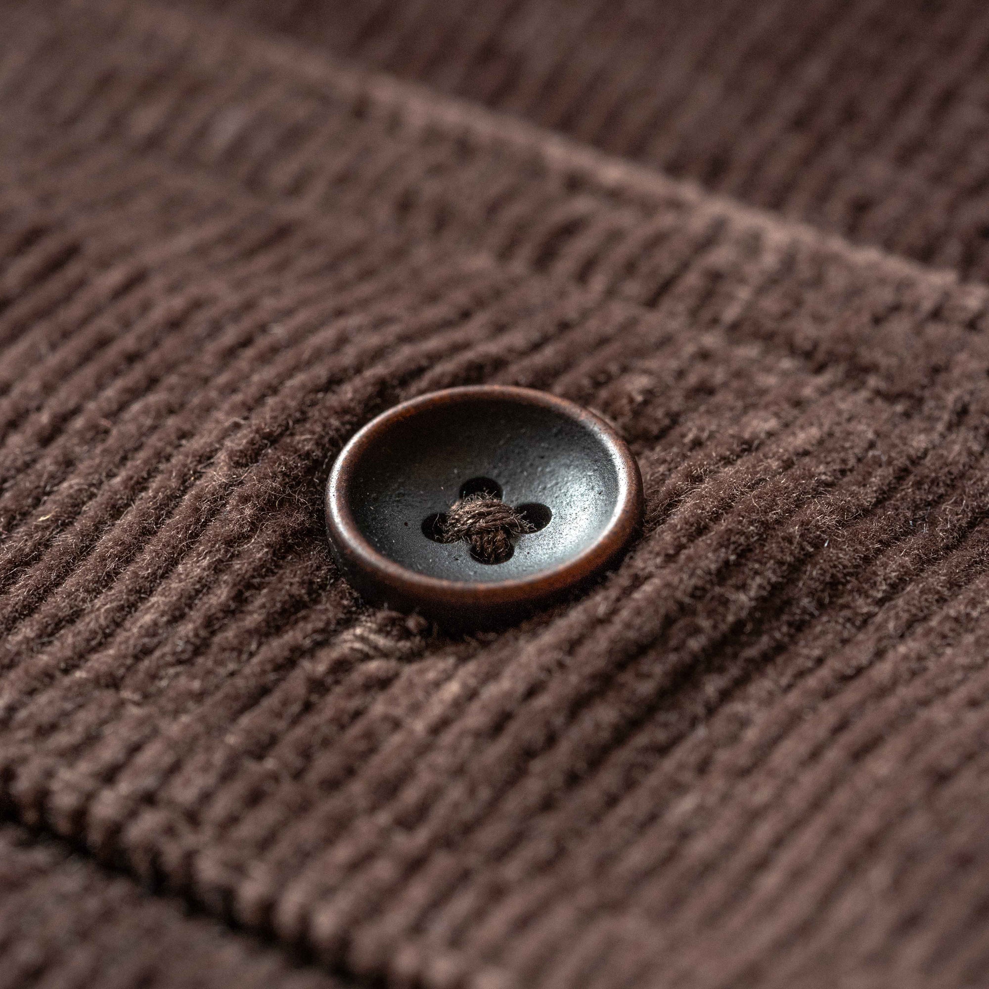 Bradford Corduroy Shirt Jac - Brown