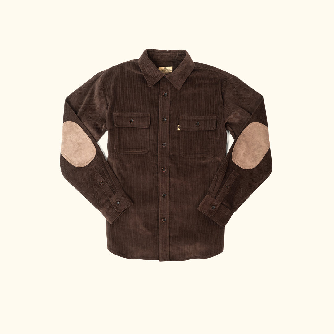 Bradford Corduroy Shirt Jac | Brown hover