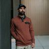 Mens best Quilted Pullover | Rust