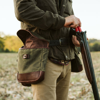 Dakota Shooting Bags | Waxed Canvas and Leather hover