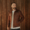Driggs Leather Jacket | Distressed Brown