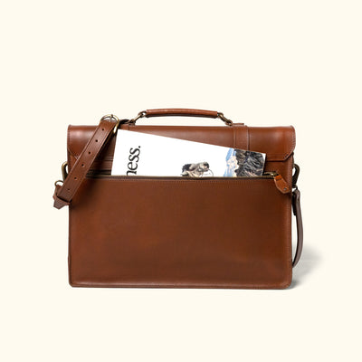 Modern Leather Messenger Bag | Elderwood