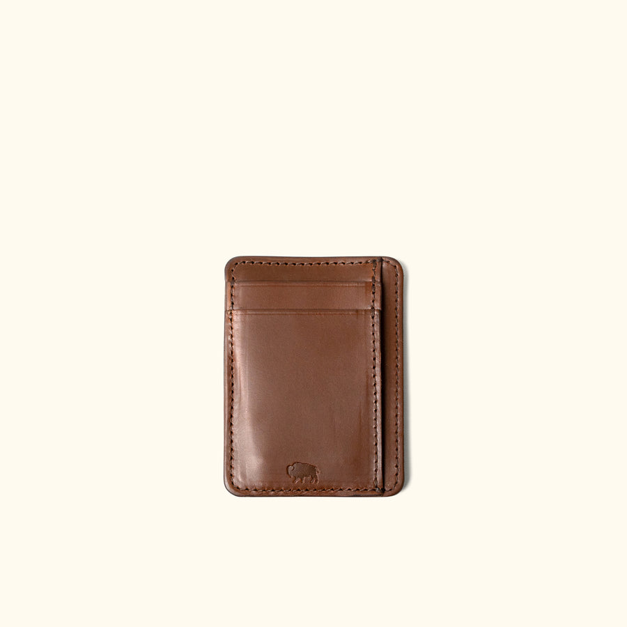 Men's Modern Leather Slim ID Wallet | Elderwood front