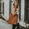 Chelsea Leather Tote | Honey Brown