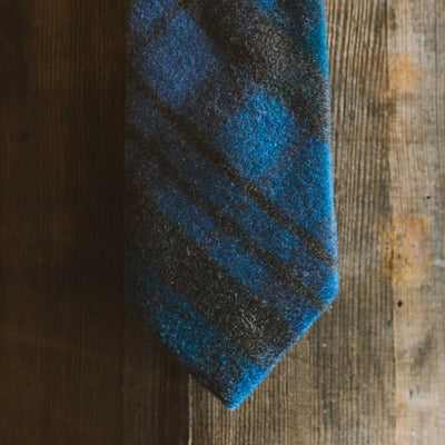 True Plaid Wool Necktie | Ocean