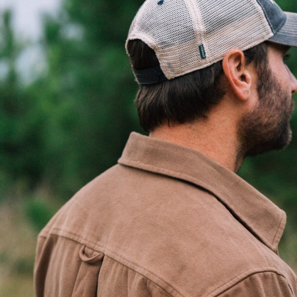 Gunner Cotton Twill Shirt Jac - Fox Den Brown