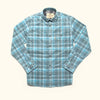 Mens best Corduroy flannel Shirt washed blue hover