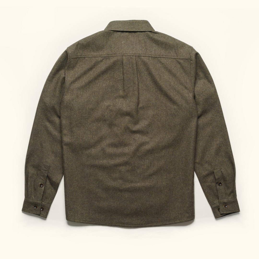 Gunnison Wool Blend Solid Flannel for men