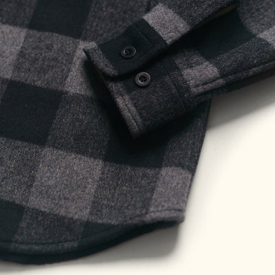 tough wool shirt jacket for men