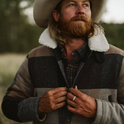 Ellis Wool Jacket | Desert Valley Plaid