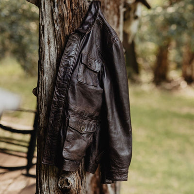 Mens Best Leather Barn Coat