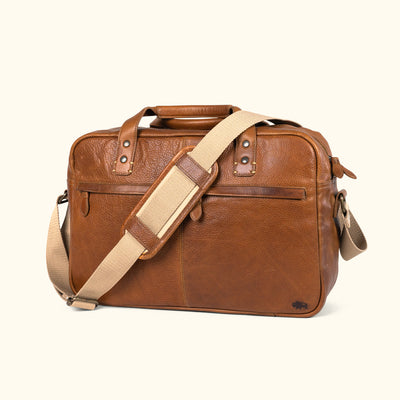 Walker leather pilot bag for men buffalo jackson