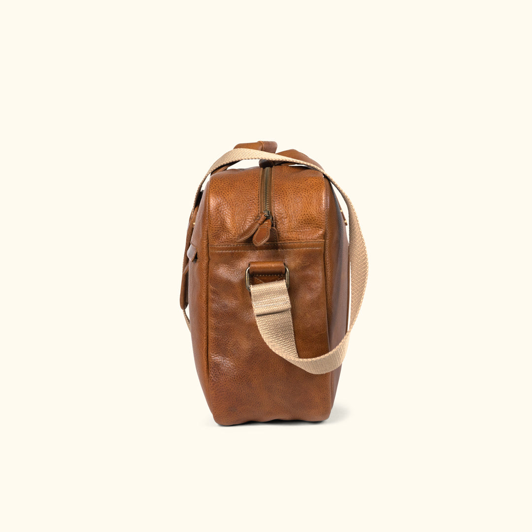 Walker leather pilot bag for men buffalo jackson