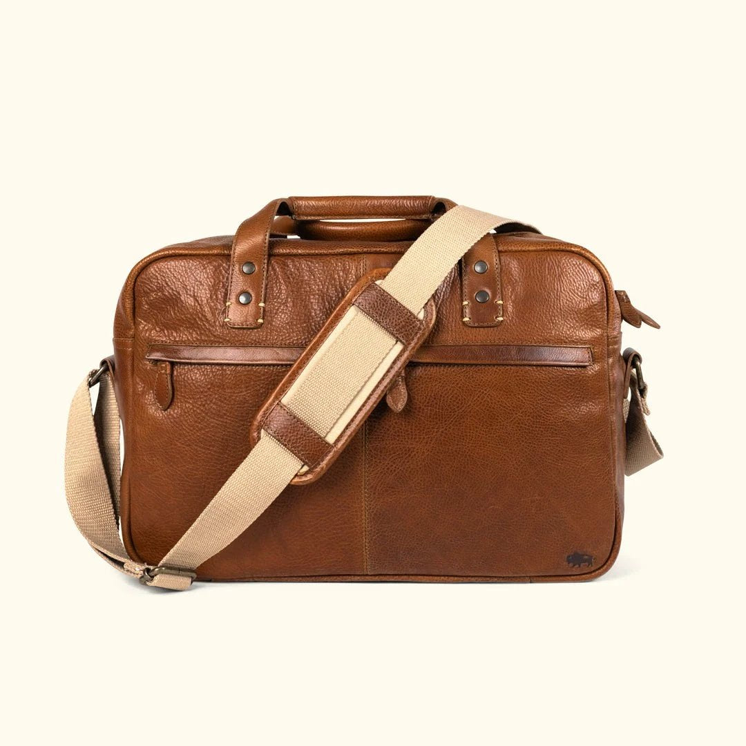 Walker leather pilot bag for men buffalo jackson