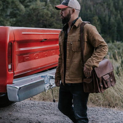 Tough Waxed Canvas trucker jacket