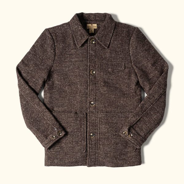 Wesley Men's Wool Jacket - Brown | Buffalo Jackson