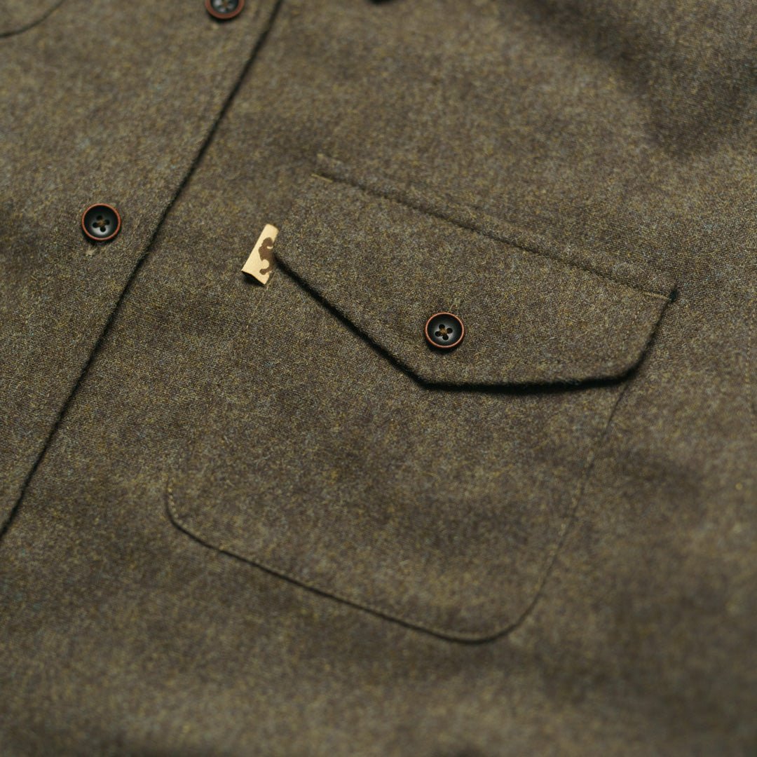 Classic mens Gunnison Wool Blend Solid Flannel