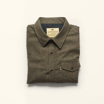 Best Gunnison Wool Blend Solid Flannel for men