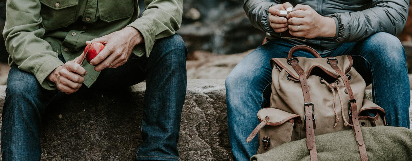 Sharing an apple Buffalo Jackson