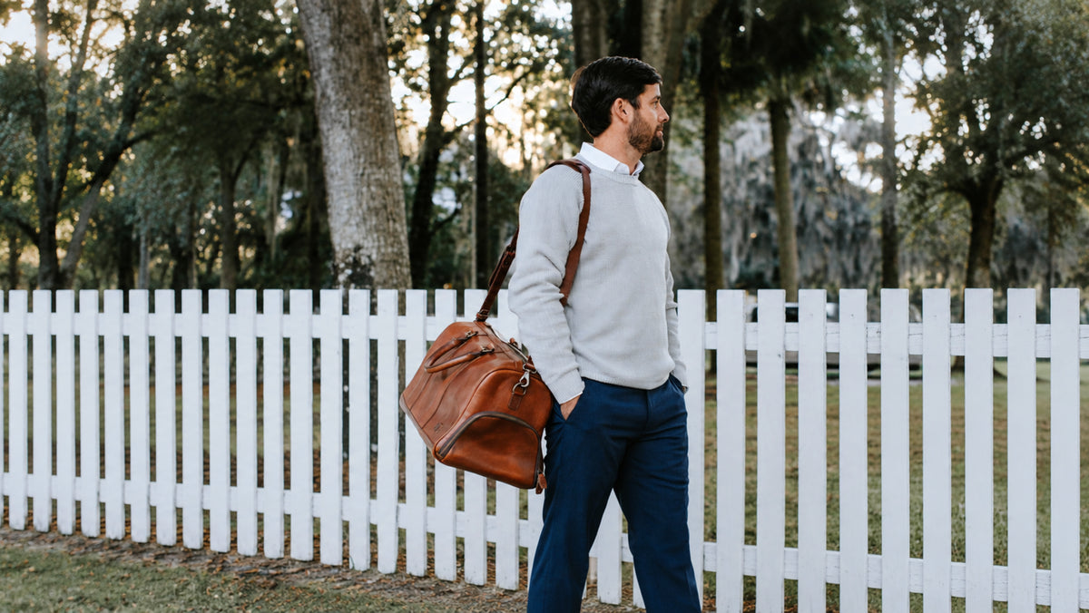 The Jefferson Leather Duffle