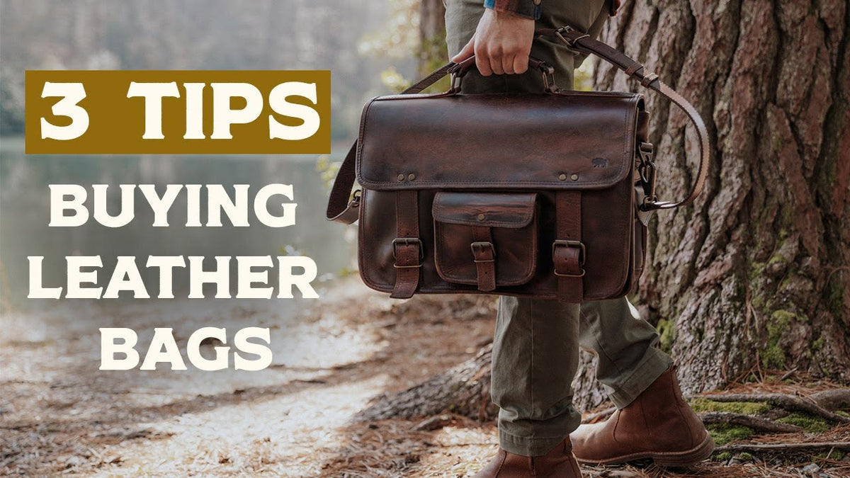 3 tips for buying a leather bag, Buffalo Jackson video