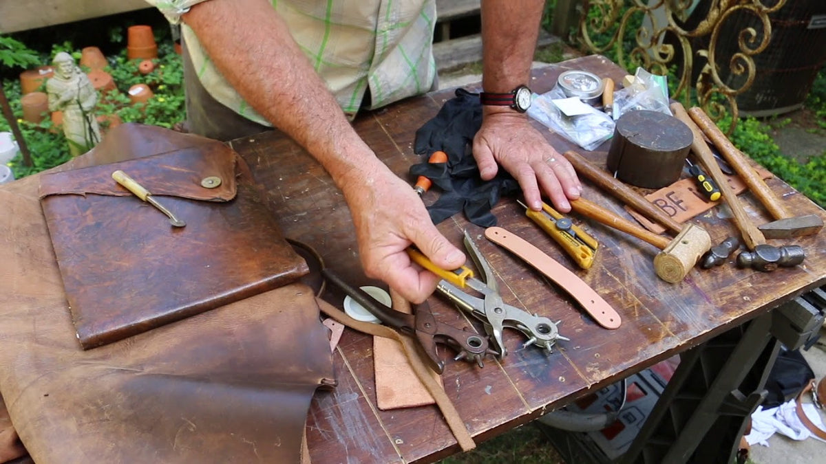 Simple repairs for your leather bag, Buffalo Jackson Wit and Wisdom video