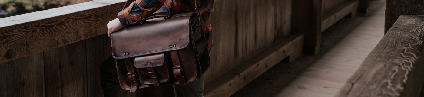 Red Brown Leather Mens Briefcase Work Bag Laptop Bag Business Bag for –  iwalletsmen