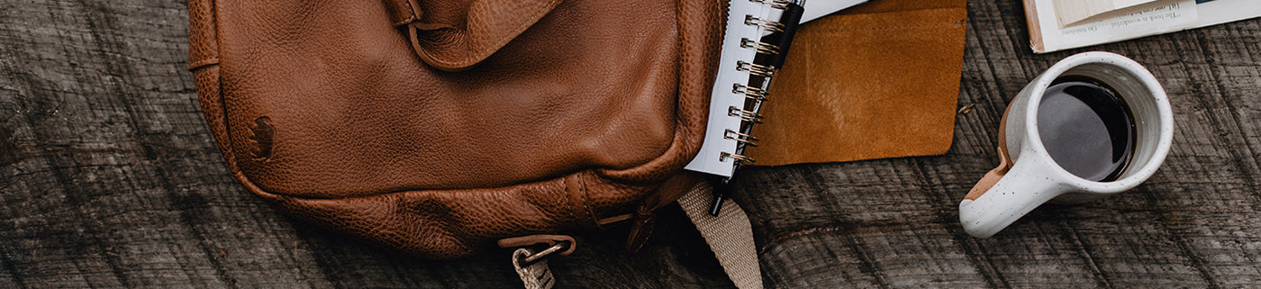 Leather Messenger Bag