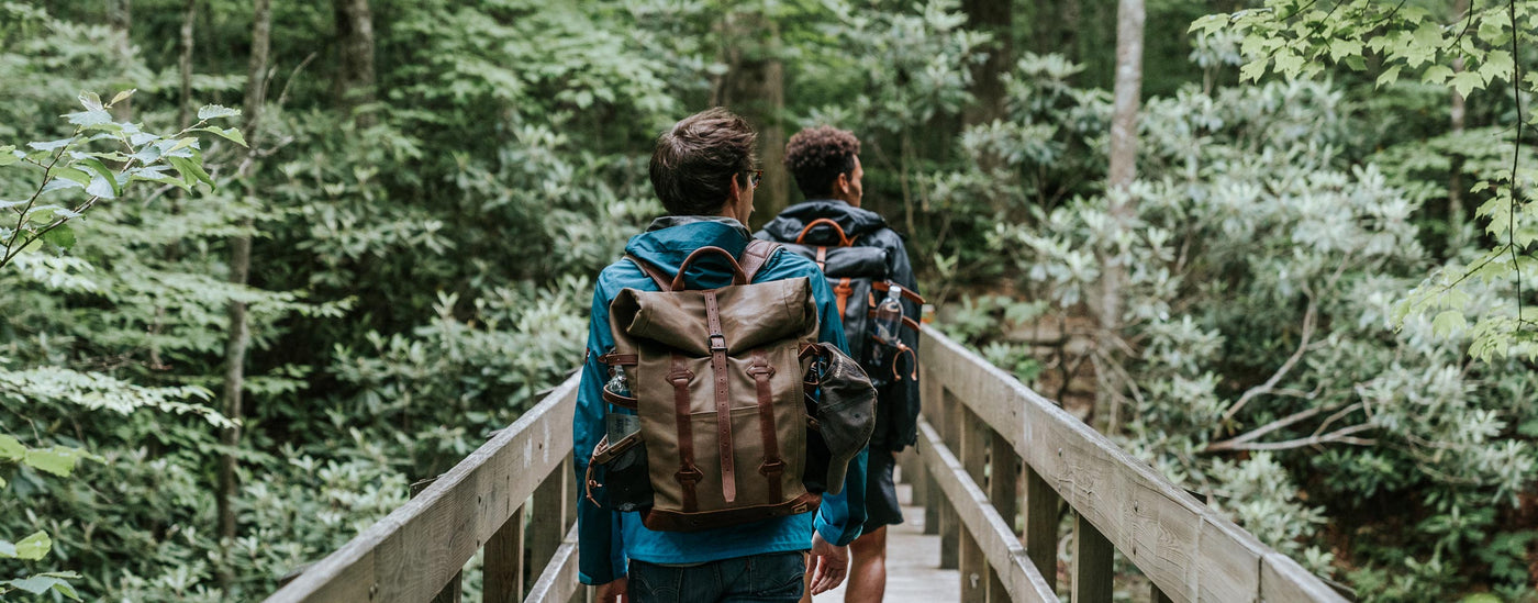 Hiking on Grandfather Mountain North Carolina