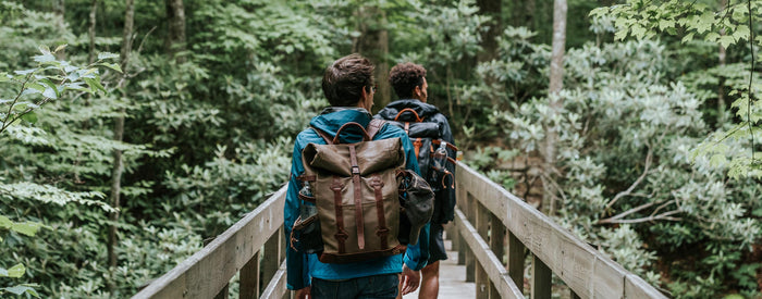 Hiking on Grandfather Mountain North Carolina