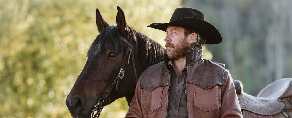 Western Leather Jackets & Vests