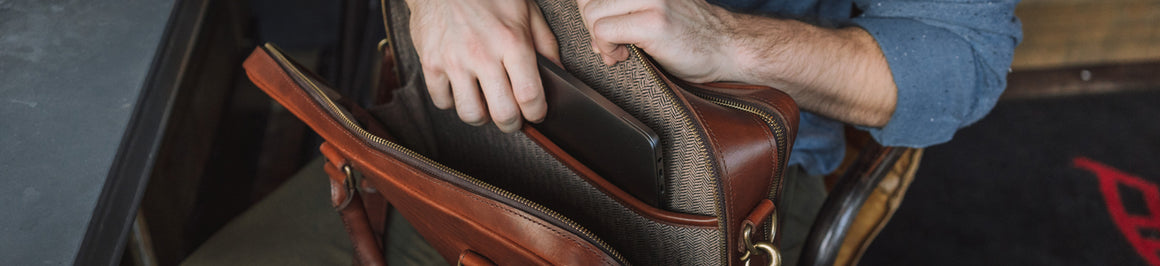 Brown Leather Briefcases