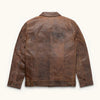 Back - Leather Classic Jacket Denim