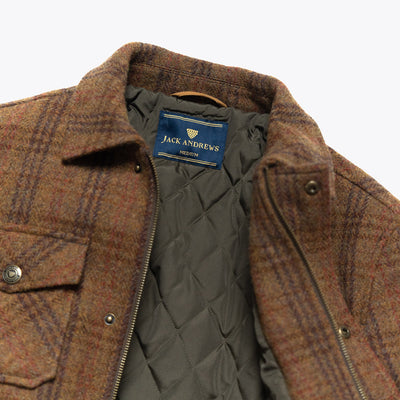 Aberdeen Wool Jacket - Fir Heather