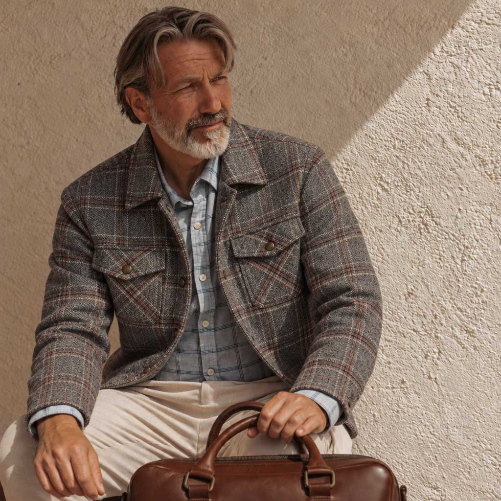 Aberdeen Wool Jacket | Grey Briar