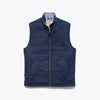 Ashton Wool Herringbone Vest | Clan Blue