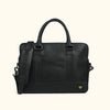 Limited Edition Jefferson Leather Attaché Briefcase | Black